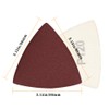 SPEEDWOX 30 Pcs Hook and Loop Triangle Sandpaper 120 Grit