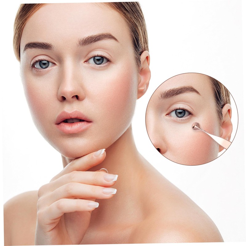 Baluue 3pcs Metal Eye Cream Applicator Stick Gentle Facial Massage