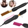Multifunctional Hair Comb Wet and Dry Hot Heating Curling Straightening