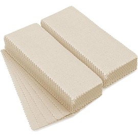 Natural Hair Removal Strips, Body and Facial Muslin Epilating Cotton Cloth Wax Strips, Large Precut Waxing Strips Bulk for Women Men (100 Pack)