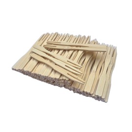 Party Cocktail Spoon Finger Food Wooden Bamboo Food Picks Pack of 100