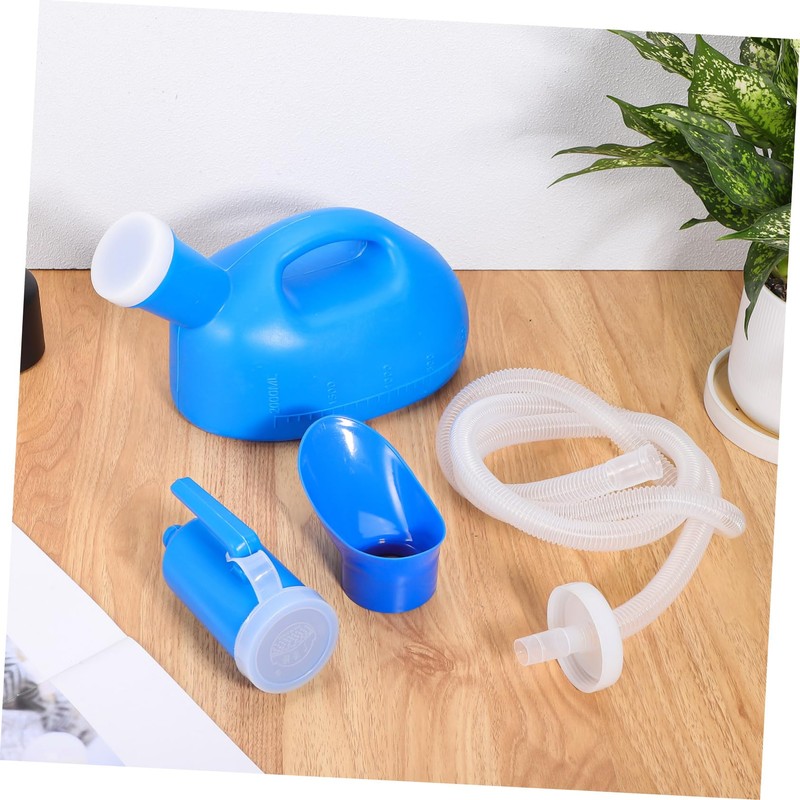Mikinona Portable Women Urinal Bottle with Integrated Handle Large Capacity