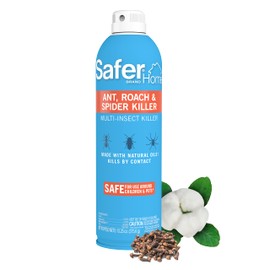 Safer Home SH111 Indoor Ant, Roach, Spider, Fly, Silverfish & Flea Killer Aerosol Spray – CFC Free Aerosol Made with Natural Oils – 13.25 oz