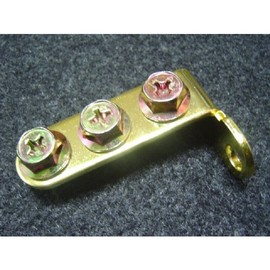 (L-type) 4-port grounding bracket / L-shaped bracket busbar grounding block 3-port bracket 4-port bracket / 6-port usable when using front and back / (L타입) 4구 접지브라켓/ ㄱ자브라켓 부스바 접지블럭 3구브라켓 4구브라켓/ 앞뒷면 사용시 6구 사용가능