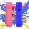 LeonDesigns Wii Controller 2 Pack Wii u Remote mit Silikongehäuse