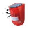 Aolyty Solar Motion Sensor Detector Siren Sound Alarm LED Warning