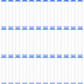 36 Filtros de Cabezal de Ducha Filtro de Cartucho de Algodón PP de 3.7 Pulgadas Filtro de Cabezal de Ducha de Ventilador Turbo de Mano de Alta Presión Sets de Chorros de Ducha de Hélice Desmontables