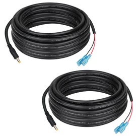 KSK 10 FT Trail Camera Power Cord (2 Pack), 4.0x1.7mm DC External Power Cable,Compatible with Tactacam Reveal, X, XB, SK,Wise Eye,Spartan Gocam, etc