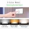 GHiycotdl Led Ceiling Light,3 Color Temperature 3000/4000/6000K,Modern Wood Flush Mount