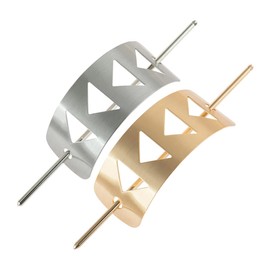 OHPHCALL Mini Hair Clips for Women Stick Hairpin Bun Clips Bun Holder for Hair Simple Unique Design