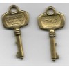 Excelsior #740 Vintage luggage / Trunk Key Precut by Manufacturer