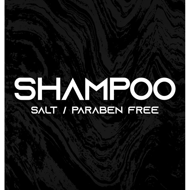 Pion Black Edition Shampoo - Extra Moisturising Keratin, Salt and