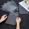 PH PandaHall 6pcs Clear Binder Dividers Acrylic Page Divider with