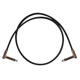 Cable de parche de cinta plana Ernie Ball, 24 pulgadas, Negro (P06228)