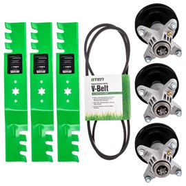 8TEN Deck Rebuild Kit for MTD Cub Cadet Columbia White Outdoor 54 inch GT1554 GT954 GT954H Blade Spindle Belt