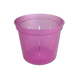 rePotme 4 inch Orchid Pot 3 Pack - Slotted Orchid Pots with Holes for Repotting (Rose Quartz)