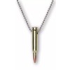 Real Metal Remington 223 Bullet Necklace 30 Inch Stainless Steel