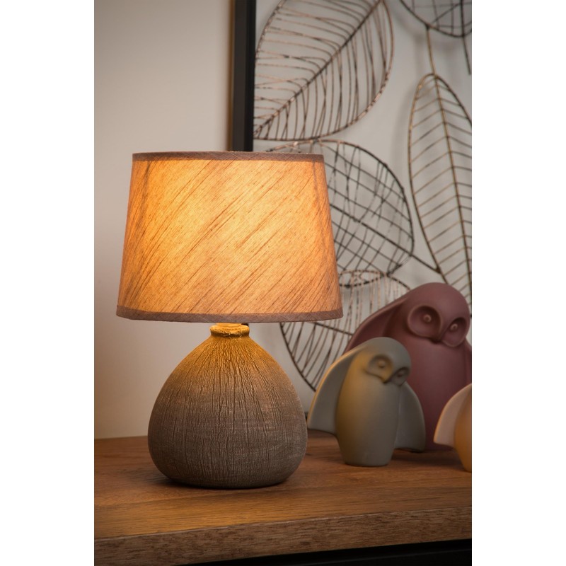 LUCIDE Ramzi Table Lamp Diameter 18 cm 1 x E14