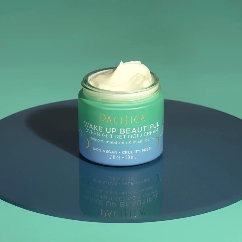 Crema Antiedad Nocturna Pacifica Wake Up Beautiful Retinoide 50ml Vegana