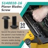Gfdoso 50 Pcs 5140010-16 Planer Blade Screws Compatible with DeWalt