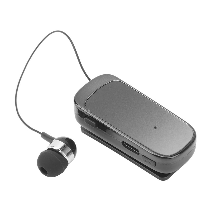Retractable Wireless Headphones Bluetooth5.2 Earphones Clip On Earpiece Comfortable Headset
