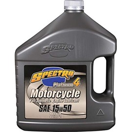 Spectro U.SP4155 Platinum Motorcycle Full Syn 4T - 15W50-4lt. - 4/Case