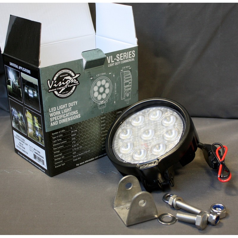 Vision X Lighting 9911359 VWR050940-VL Rundel Series Work Light 9