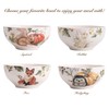 Bico Woodland Critters 24oz Ceramic Cereal Bowls, Set of 4,