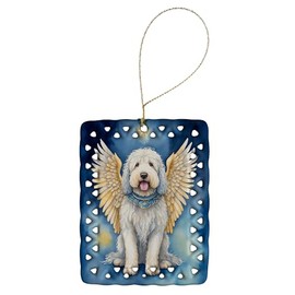 Komondor My Angel Porcelain Ornament