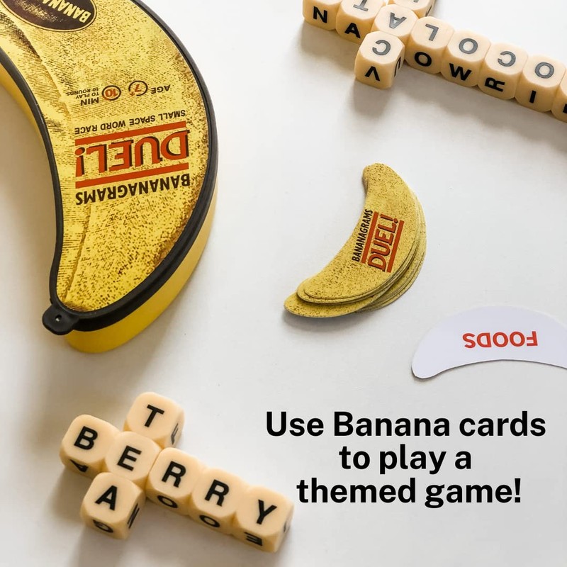 Bananagrams Duel: Ultimate 2 Player Travel Game | Small Space