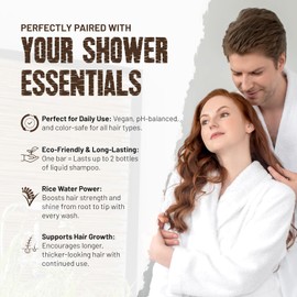 Shampoo and conditioner (Proteina de Arroz, Shampoo Bar)