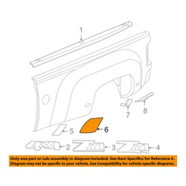 GM Genuine 15952186 Wheelhouse Panel Protective Film, Rear