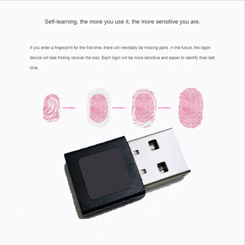 Lyaciomn Mini USB Fingerprint Reader Module Device USB Fingerprint Reader