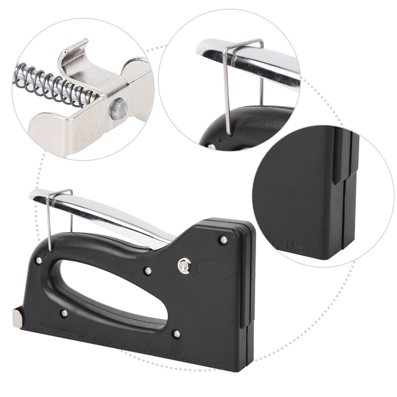 Manual Staple Nail Gun ABS Plastic Shell for Wooden Picture