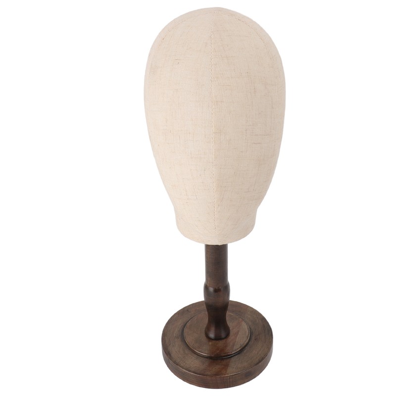 Wig Head Stand Non Woven Fabric Mannequin Head Hat Display