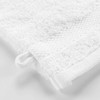 Douceur d'Intérieur, Elegance White 100% Cotton Plain Wash Cloths (15