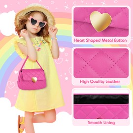 Meaicezli Toddler Purse with Watch, Phone, Pretend Play Toys for Girls 3+