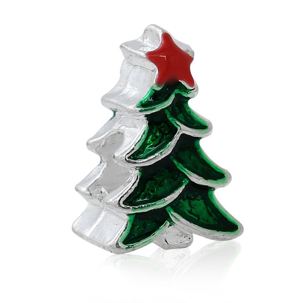 Sexy Sparkles Christmas Tree Charm Bead – European Snake Chain