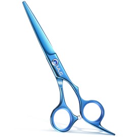 ULG Hair Cutting Scissors, Professional Hair Scissors 6.5 inch Right-Hand Razor Edge Barber Shears Salon Hair Cutting Shears Made of Japanese Stainless Steel, Hand Sharpened Navy