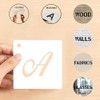 72Pcs Calligraphy Letter Stencils,1Inch Farmhouse Style Letter Number Template Interlocking