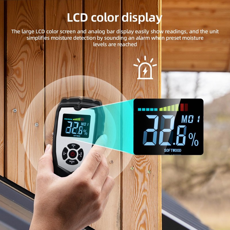 Mcbazel Digital Moisture Meter Wall Moisture Meter Masonry Moisture Meter