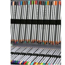 Lbxgap Portable Colored Pencil Case Organizer 103 Larger Individual Slots Holds 300 Pcs Pencils with Handle Strap Handy Colored Pencil Box for Artist