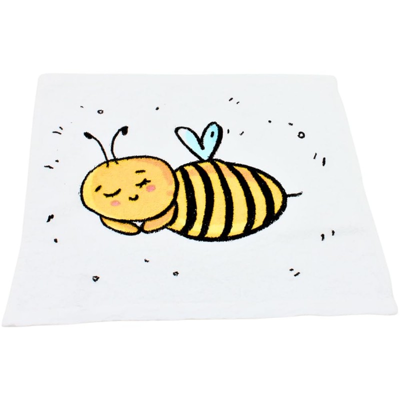 Dekohelden24 Magic Cotton Hand Towel Set of 4 Bees Size