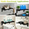 Wooden Folding Shelf Wall Mounted for Small Space, Fold Down