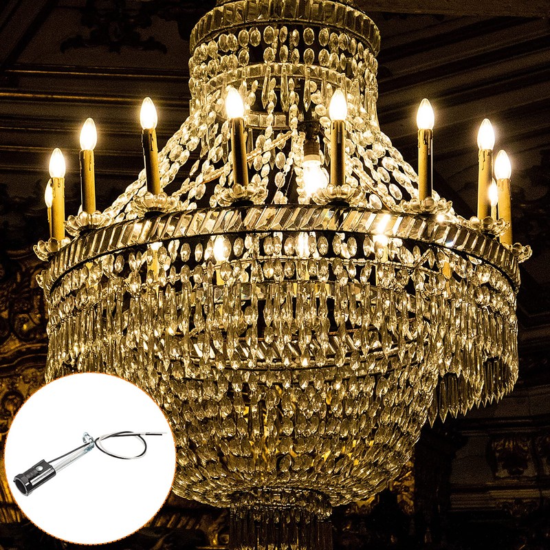 MECCANIXITY E12 Bulb Socket 3.08 Inch Height Candelabra Base LED