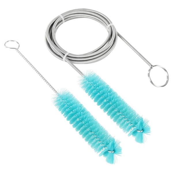 Vive CPAP Tube Cleaning Brush - Stainless Steel Cleaner for Mask and Pipe - Wire Bristle Solution - for 7 Foot Hose and 22 mm Diameter - Portable, Flexible and to Easily Clean Standard Tubing Kit