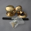 Georgian Small Brass Cottage Door Knobs