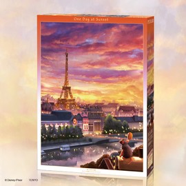 One Day at Sunset Jigsaw Puzzle - The City of Akogare (Remy's Delicious Restaurant, 1000-095)