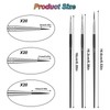 RAHHLIZS 60Pcs Thin Paint Brushes Set Fine Tip Detail Brushes