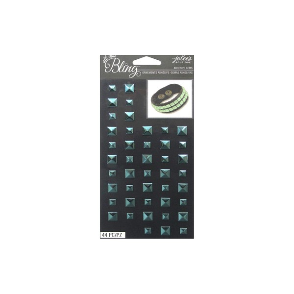 JOLEES EK Boutique Bling Gems Stud Mint Blue